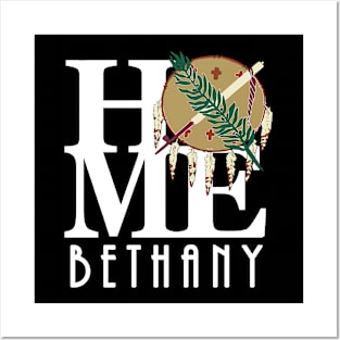 HOME Bethany (white text) Posters and Art